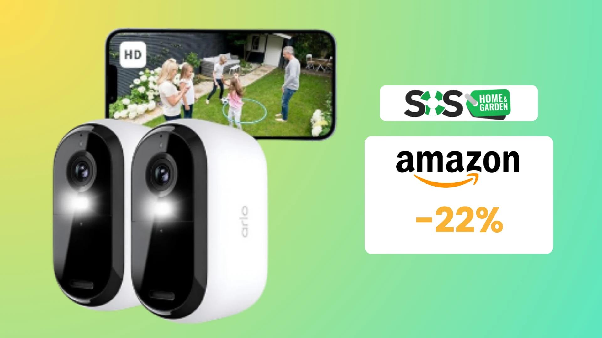 Immagine di ESCLUSIVA Amazon: due telecamere di sicurezza Arlo a 140€!
