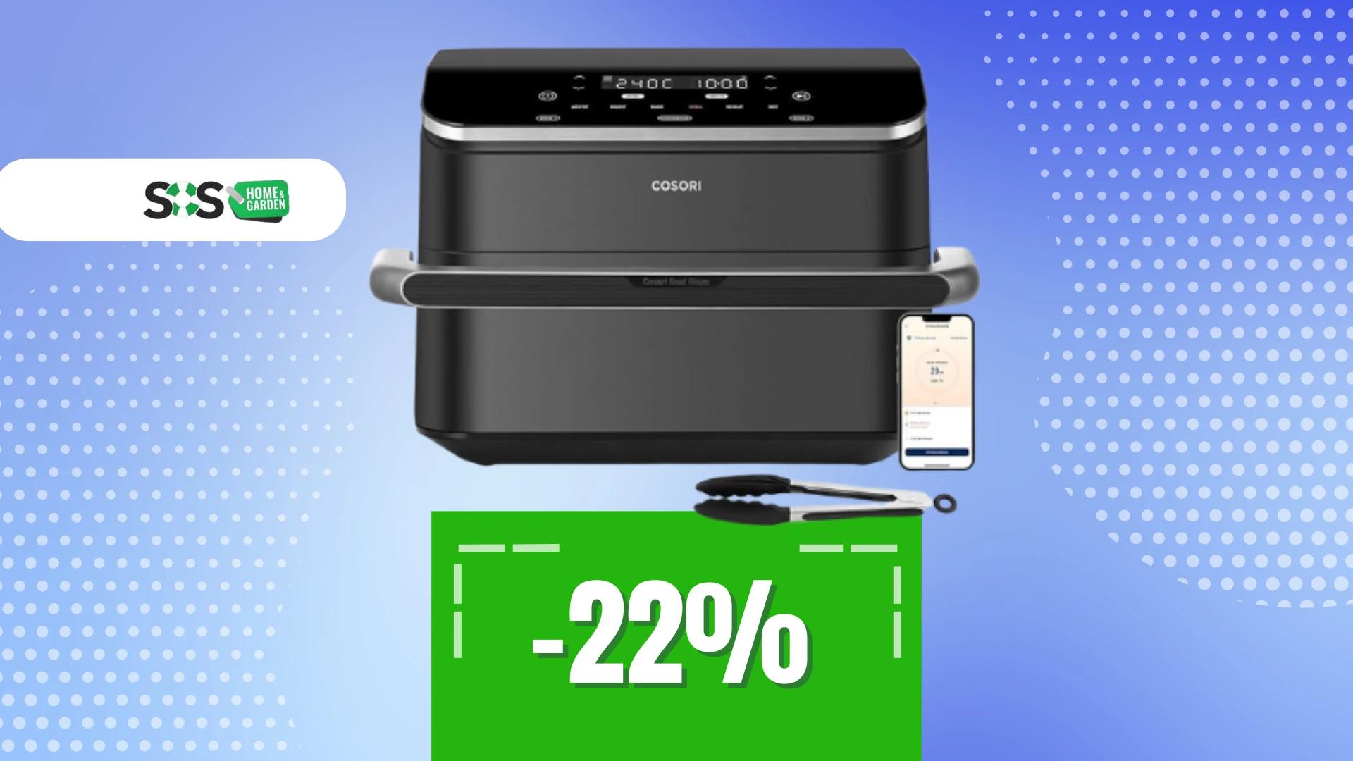 Immagine di Friggitrice ad aria a 210€ con due cestelli per tanto gusto!