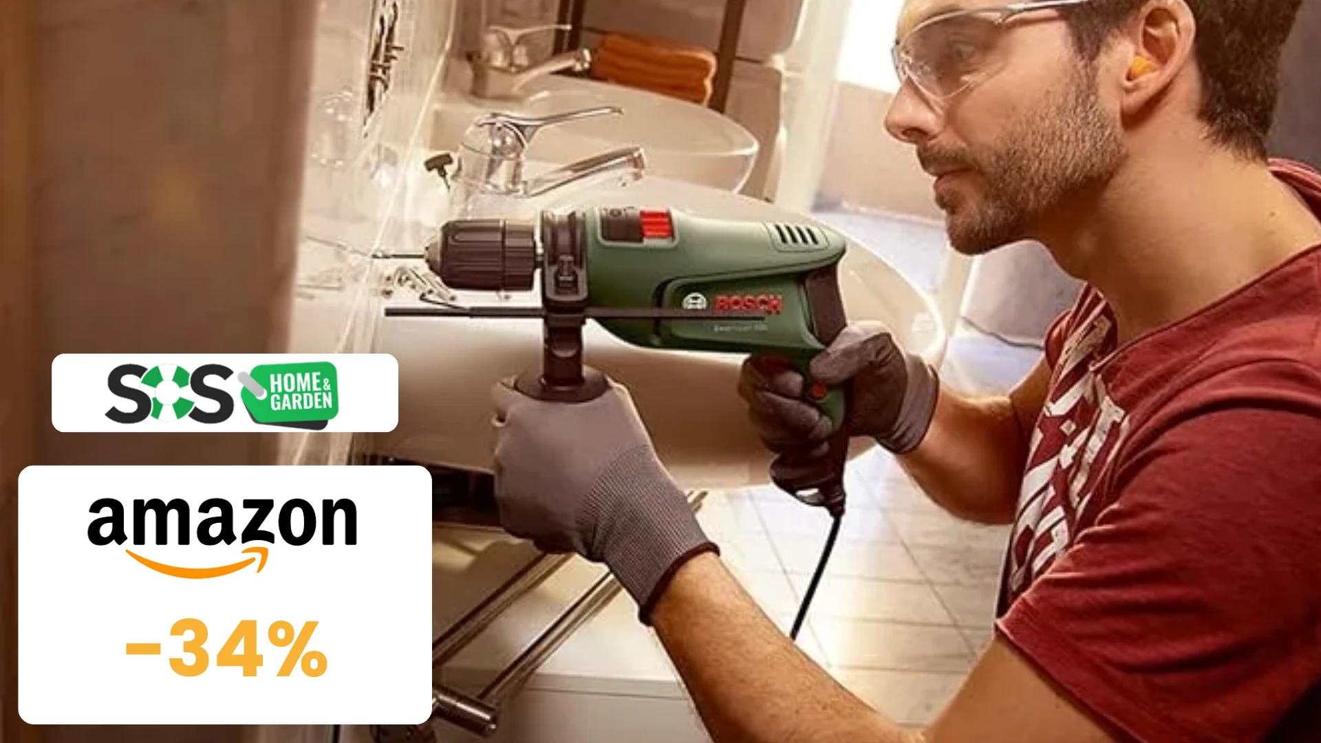 Immagine di Affare: trapano elettrico a percussione Bosch a soli 50€!