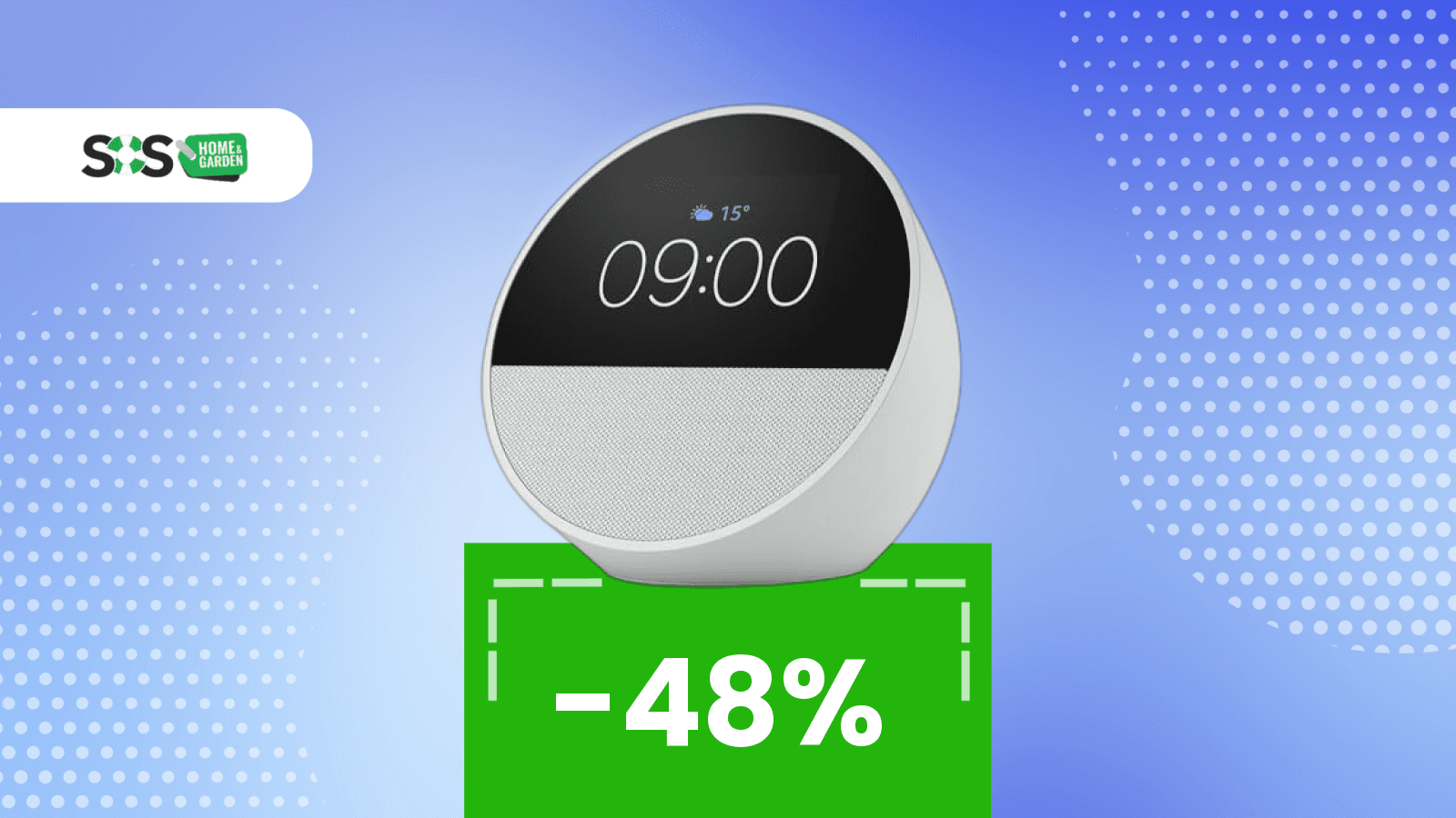 Immagine di Echo Spot sotto 50€: il Natale diventa smart e conveniente