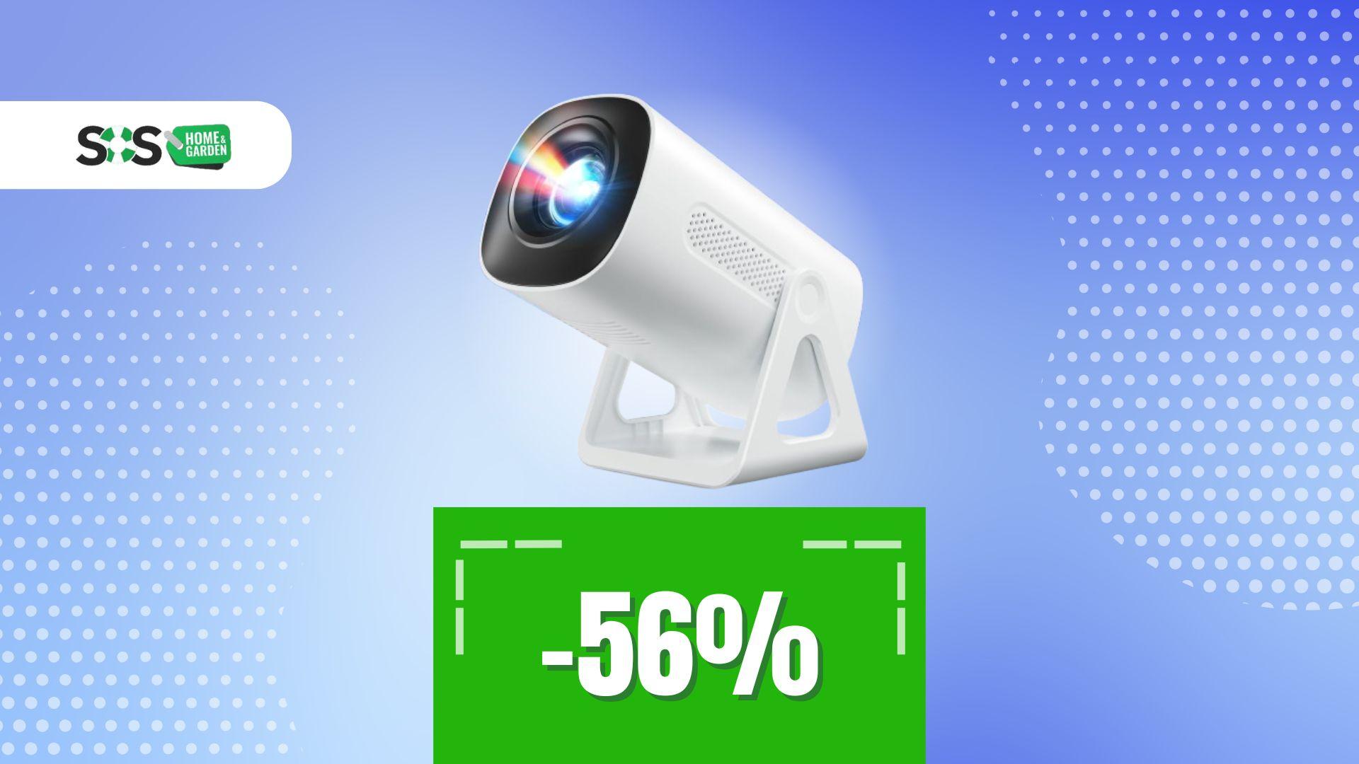 Immagine di Scopri se questo proiettore da 57€ può davvero sostituire la tua TV