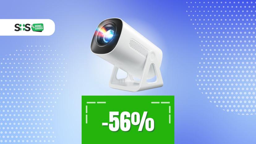 Immagine di Scopri se questo proiettore da 57€ può davvero sostituire la tua TV