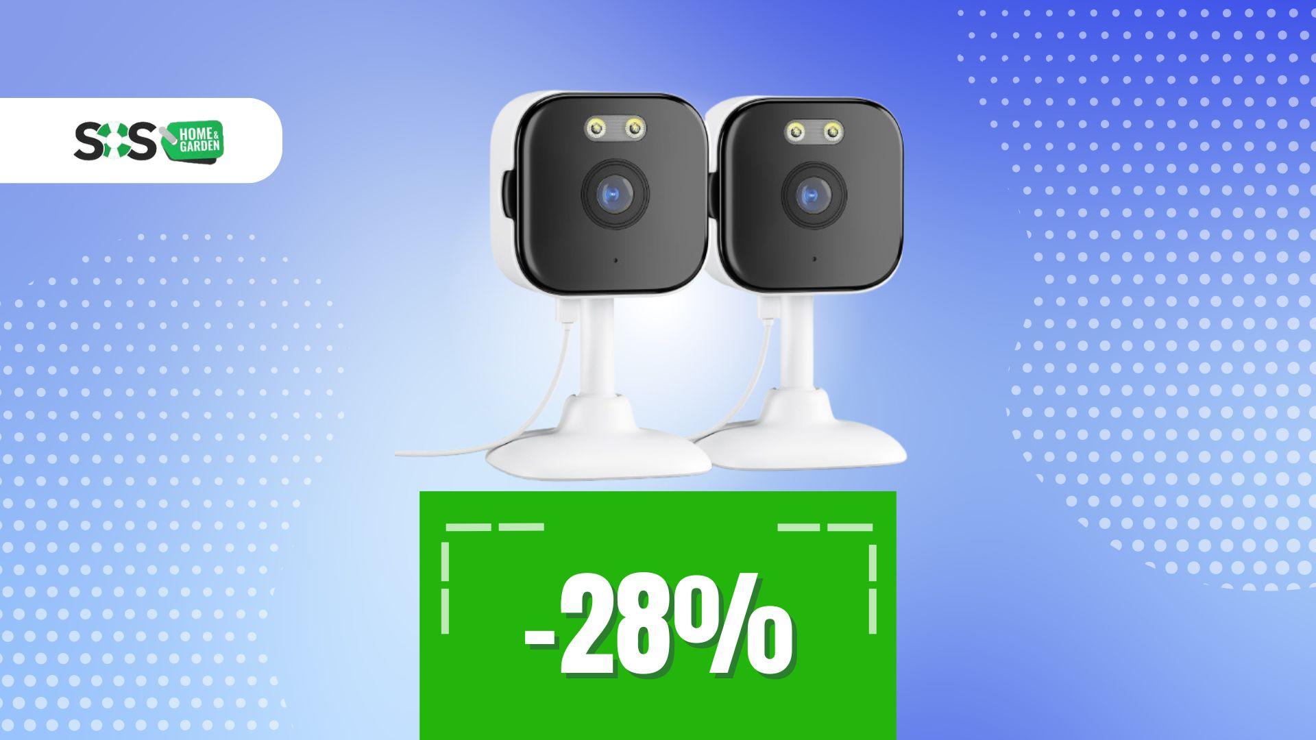 Immagine di 2 Telecamere WiFi 2K: l’offerta sotto i 20€ che non ti aspetti