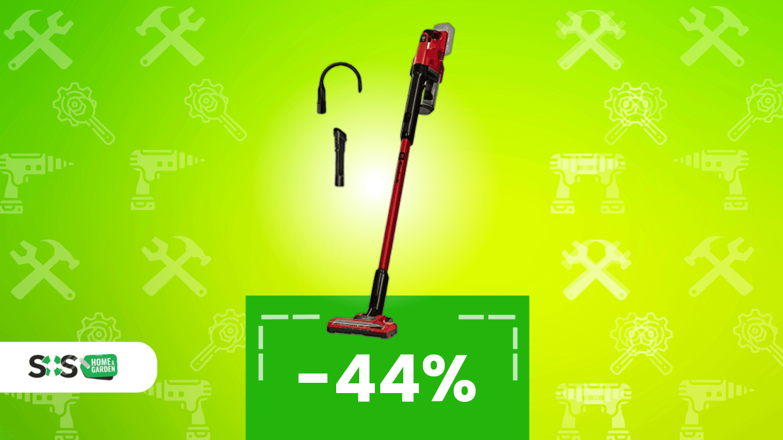 Immagine di La genialata di Einhell sulla batteria che fa scendere questo aspirapolvere sotto gli 80€