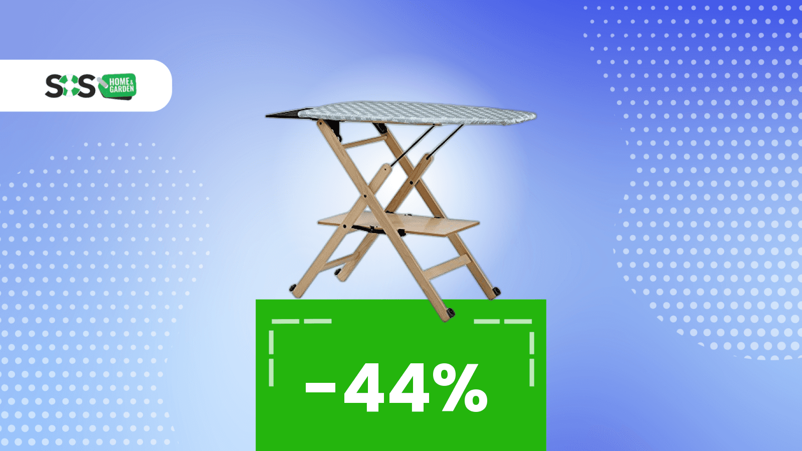 Immagine di Asse da stiro Foppapedretti Assai in legno di faggio, CHE PREZZO! Su Amazon risparmi il 44%
