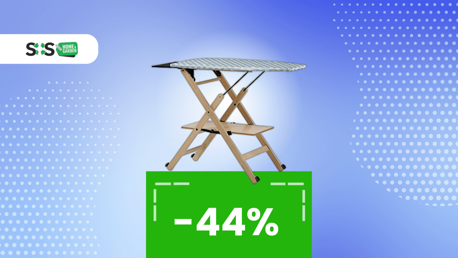 Immagine di Asse da stiro Foppapedretti Assai in legno di faggio, CHE PREZZO! Su Amazon risparmi il 44%