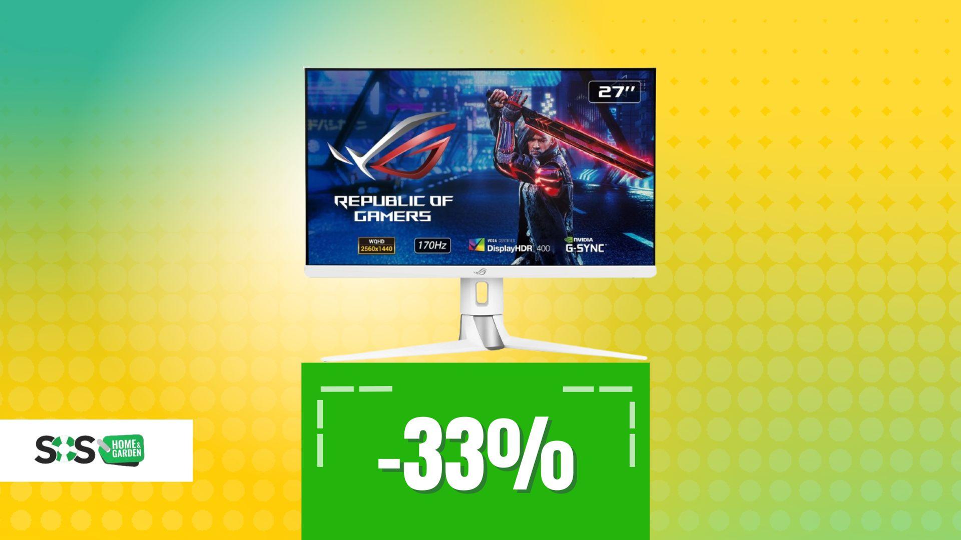 Immagine di Per la seconda volta, questo monitor Asus ROG scende sotto i 400€