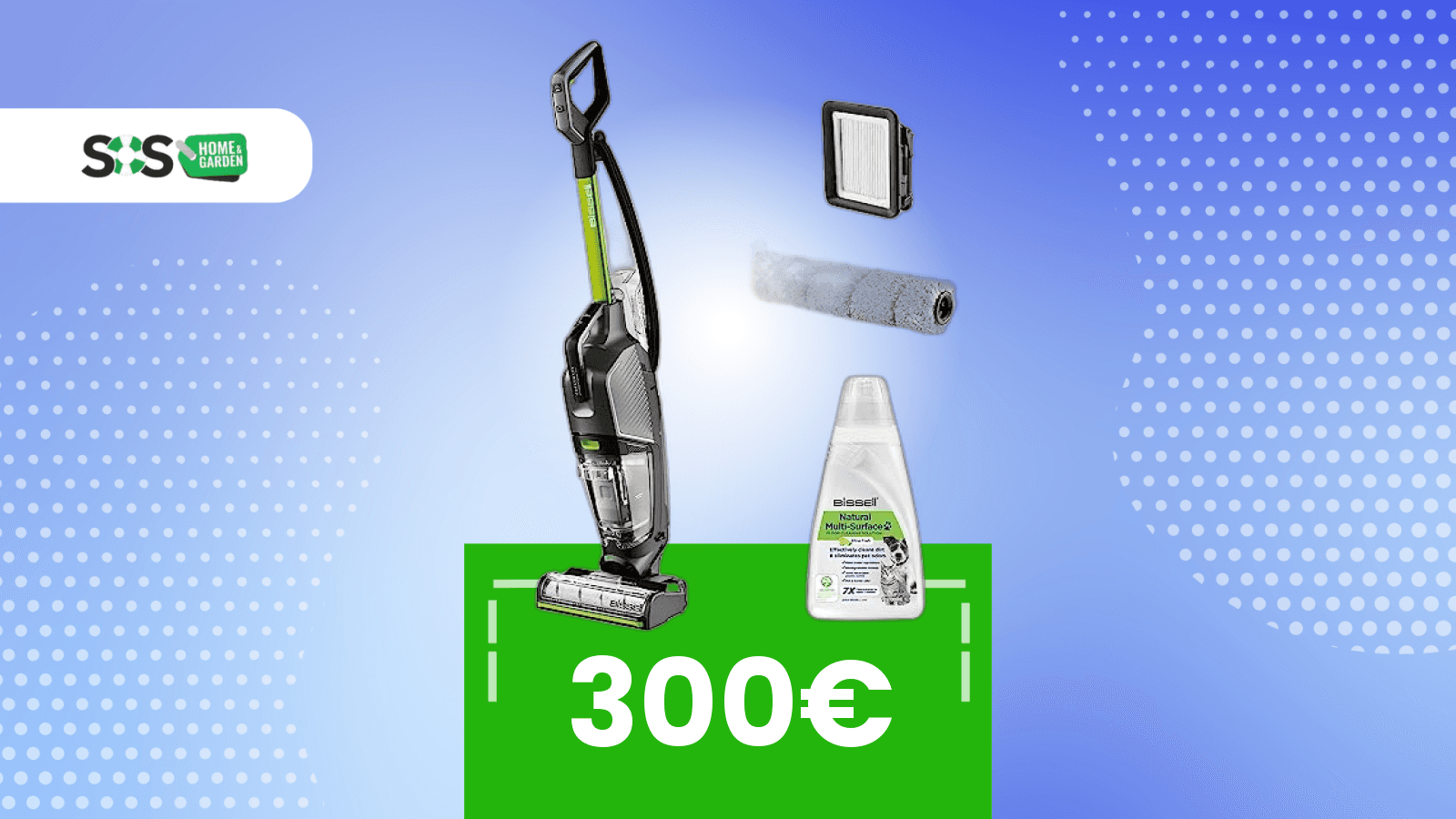 Immagine di Pulizie rapide e perfette: il Bissell che aspira, lava e asciuga è qui per il Black Friday