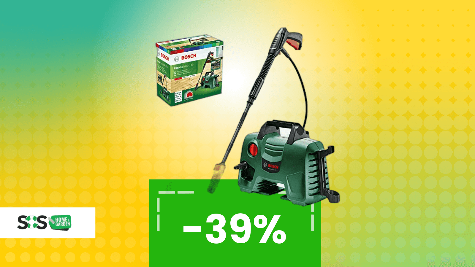 Immagine di Idropulitrice Bosch: sconto del 39% per uno spazio esterno impeccabile