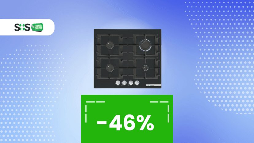 Immagine di Bosch piano cottura a gas: sconto del 46% su un prodotto top