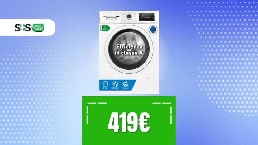 Immagine di Una lavatrice dura anni solo se la scegli bene: questa Bosch ora conviene davvero