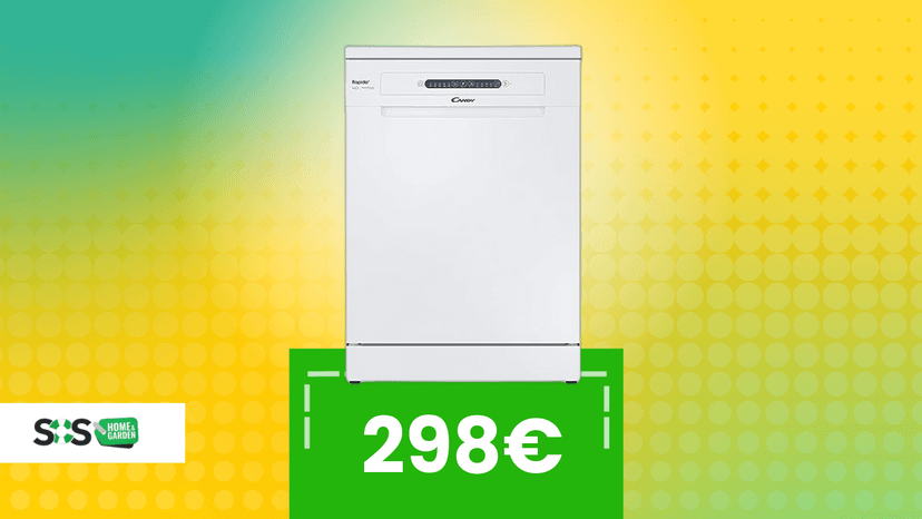 Immagine di Sotto i 300€ non vuol dire “vecchio”: una lavastoviglie moderna è possibile