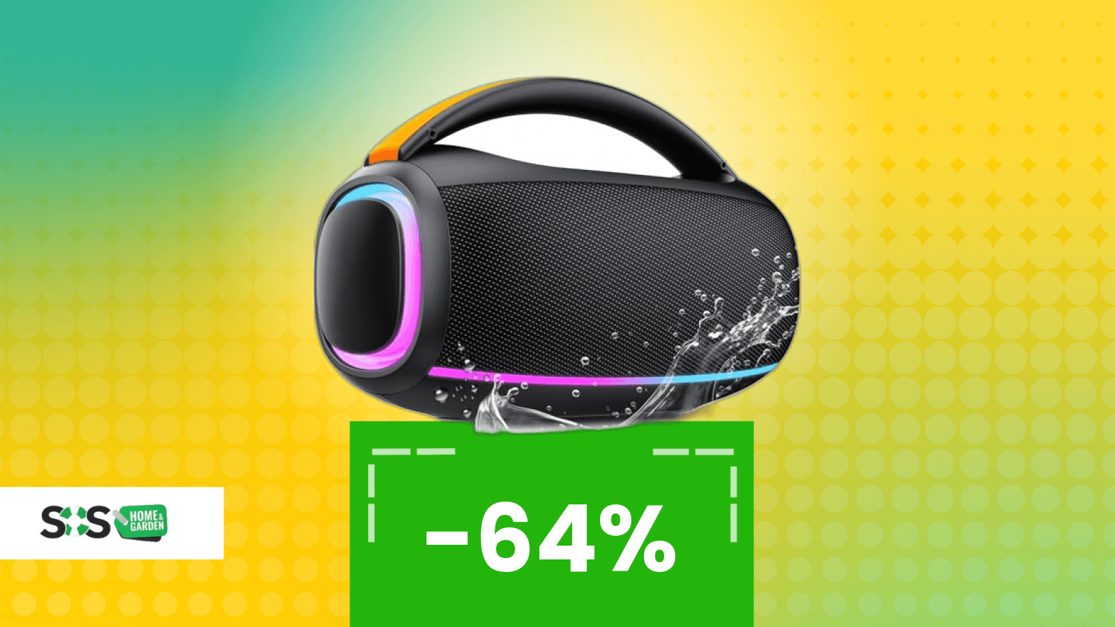 Immagine di Sotto i 60€ (-64%): una delle casse Bluetooth più potenti sul mercato