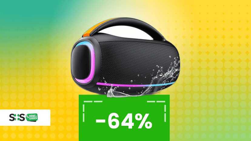 Immagine di Sotto i 60€ (-64%): una delle casse Bluetooth più potenti sul mercato