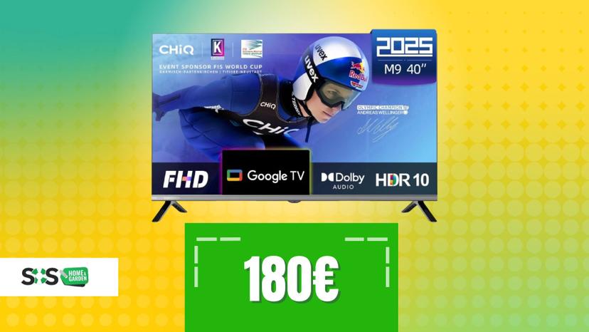 Immagine di Amazon applica lo sconto anche su una TV low cost come questa