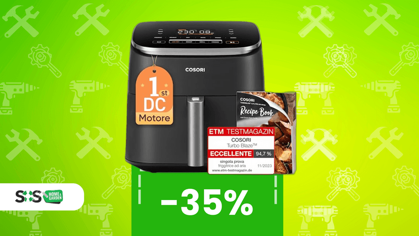 Immagine di Oggi questa friggitrice ad aria fa miracoli (sul prezzo)