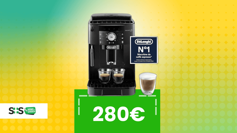 Immagine di La macchina da caffè automatica De'Longhi più scontata del momento su Amazon è questa