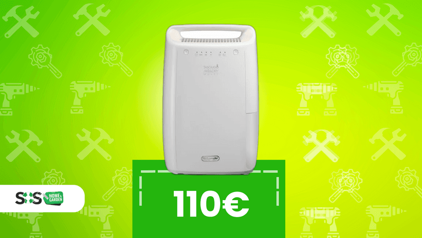 Immagine di Deumidificatore De’Longhi: oggi il prezzo è più interessante del previsto