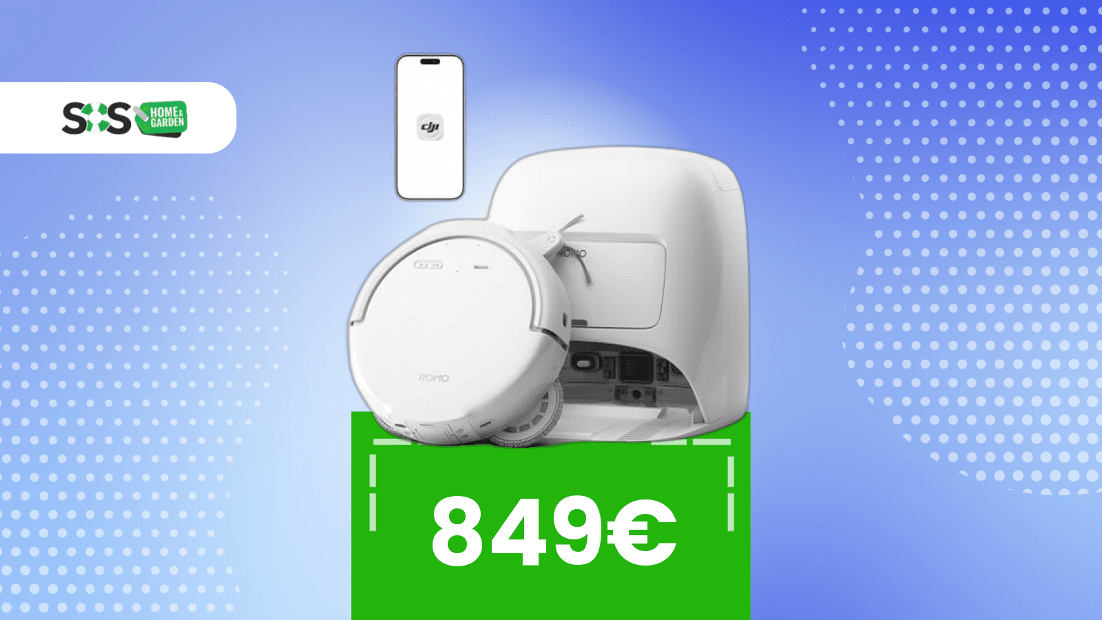 Immagine di Il robot lavapavimenti premium di DJI ora scende di prezzo: 460€ di sconto