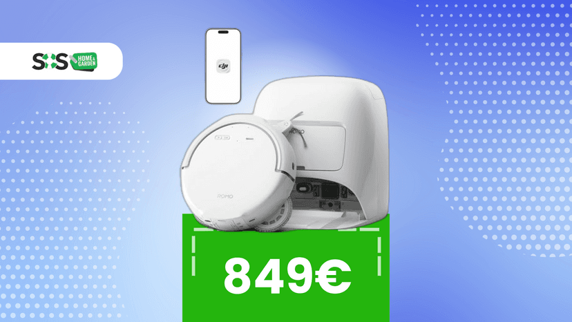 Immagine di Il robot lavapavimenti premium di DJI ora scende di prezzo: 460€ di sconto