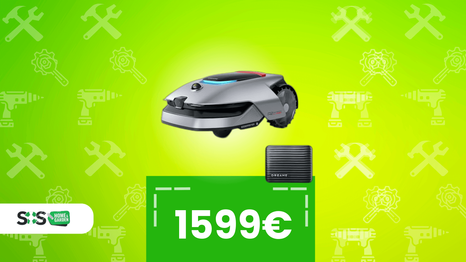 Immagine di Robot tagliaerba: lo sconto da 300€ arriva proprio prima della stagione del prato
