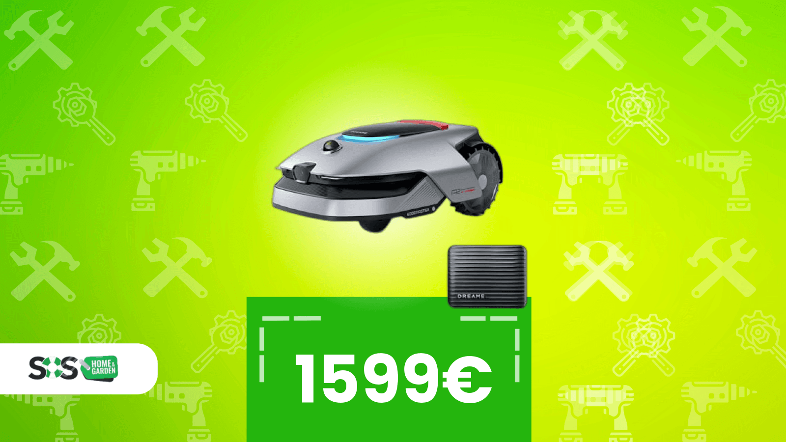 Immagine di Robot tagliaerba: lo sconto da 300€ arriva proprio prima della stagione del prato