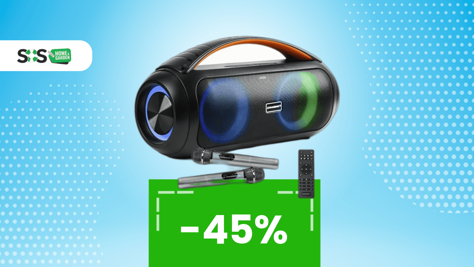 Immagine di Questa cassa Bluetooth, ora in offerta, include un microfono per cantare