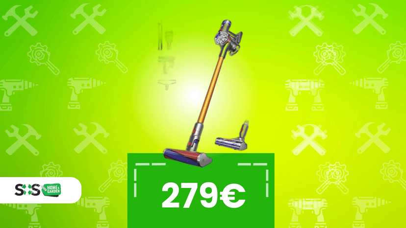 Immagine di Dyson V8 Absolute scontato del 44% su Amazon? Da ancora la polvere a tantissimi modelli più recenti