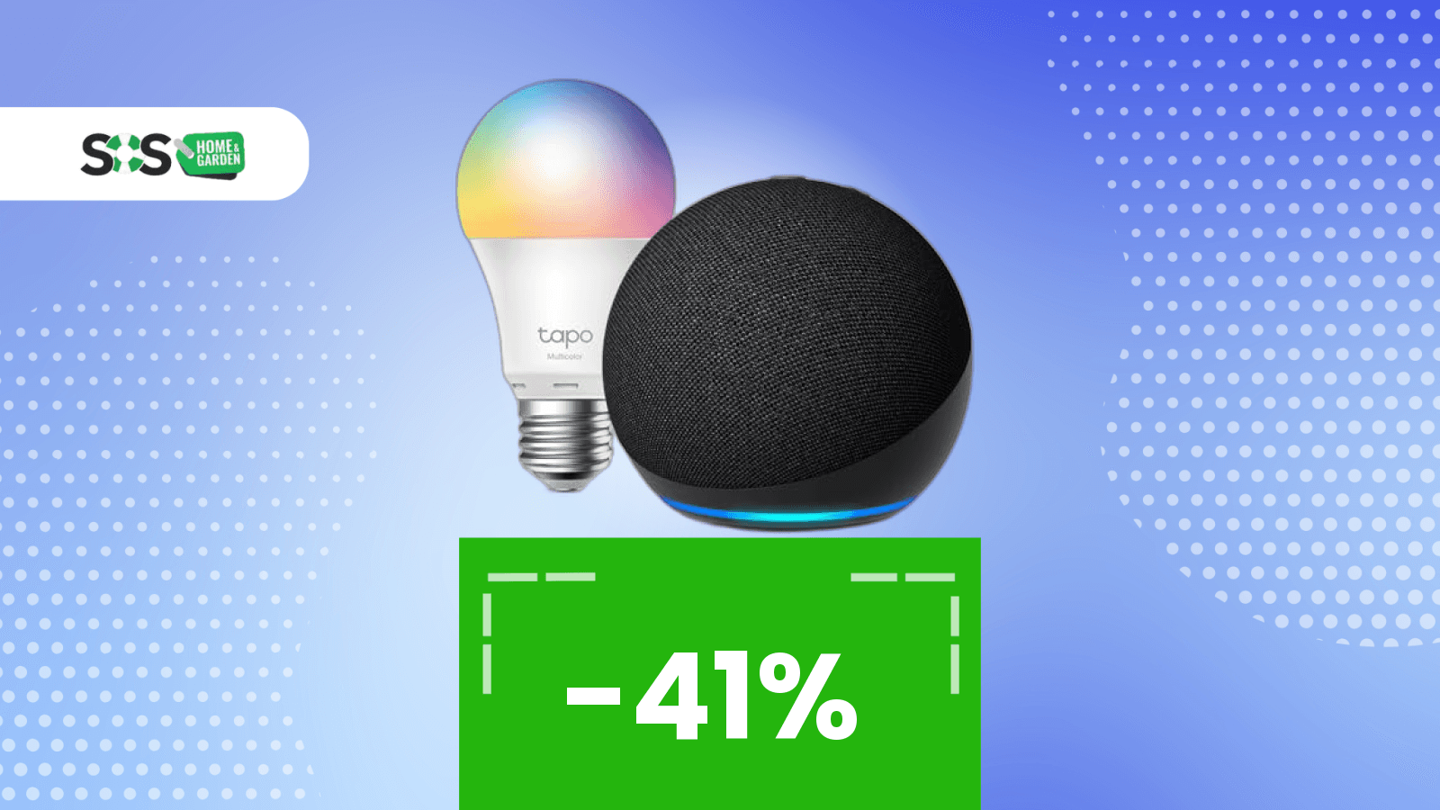 Immagine di Questa offerta sta tornando virale: Alexa + luce smart a meno di 50€