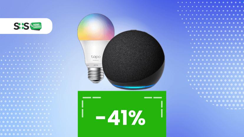Immagine di Questa offerta sta tornando virale: Alexa + luce smart a meno di 50€