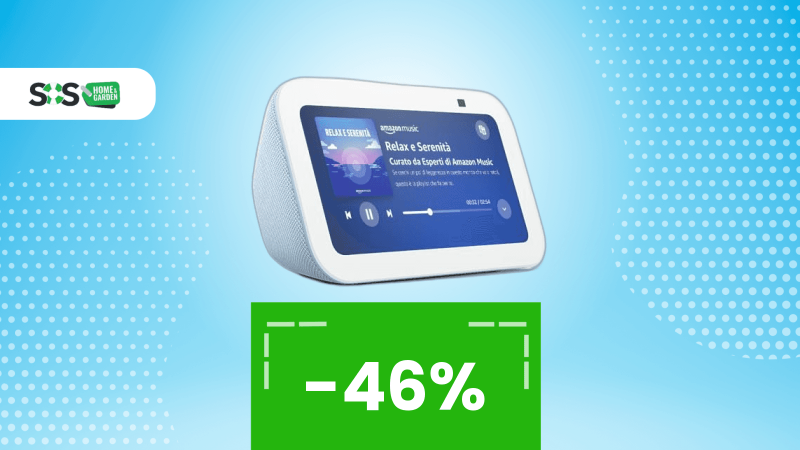 Immagine di Un Echo con display a prezzo mini: Show 5 di nuova generazione sotto i 60€