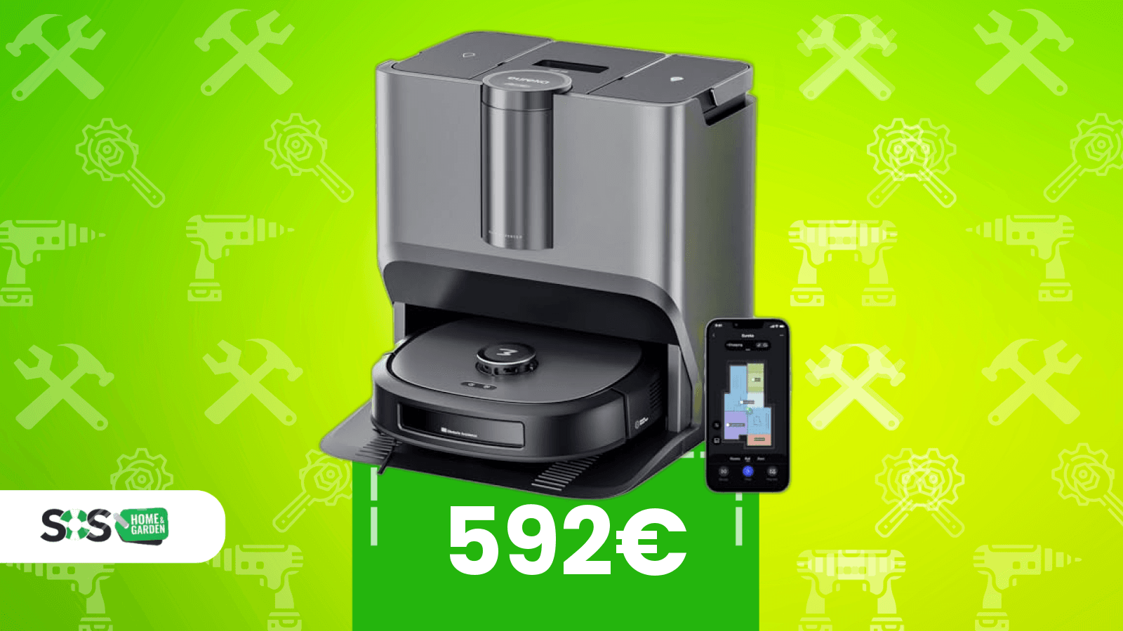 Immagine di Taglio di prezzo: il robot con mocio cingolato cala sotto i 600€