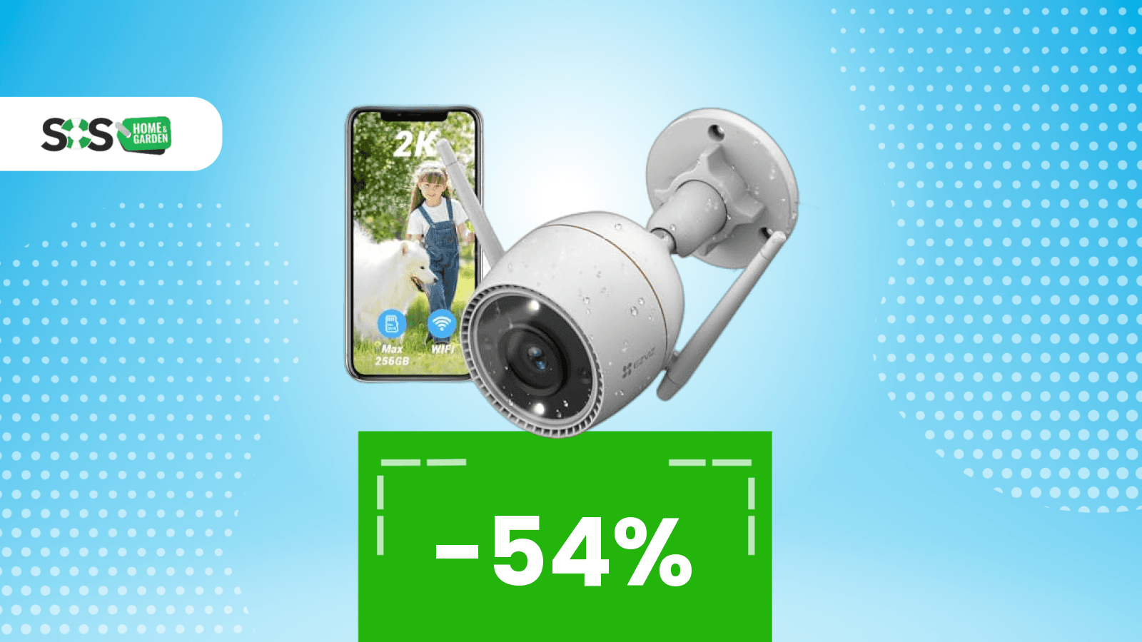 Immagine di C’è qualcuno che veglia su casa tua ed è una telecamera in sconto del 54%