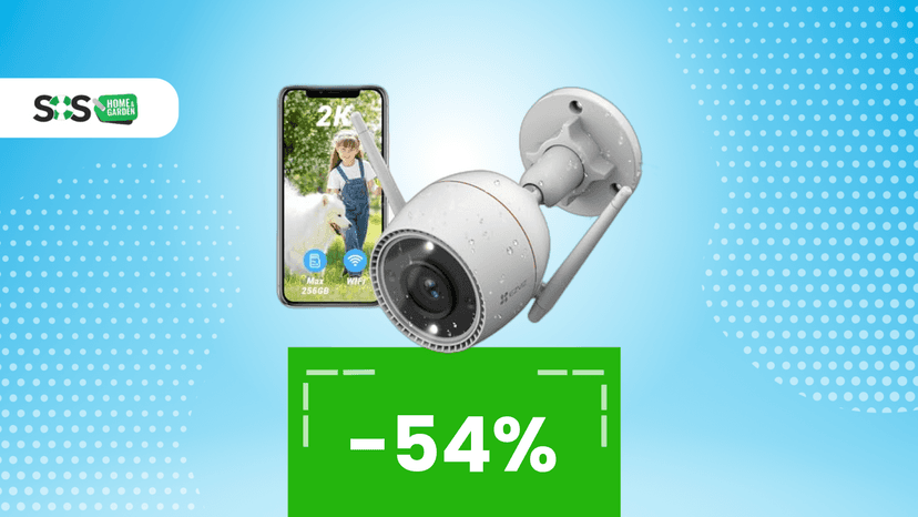 Immagine di C’è qualcuno che veglia su casa tua ed è una telecamera in sconto del 54%