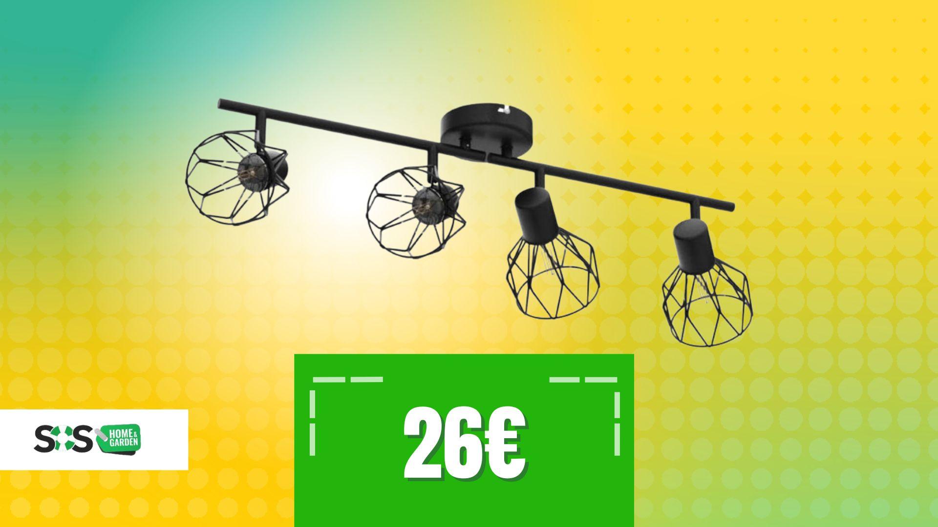 Immagine di Luce perfetta in ogni angolo: faretti da soffitto orientabili a 26€