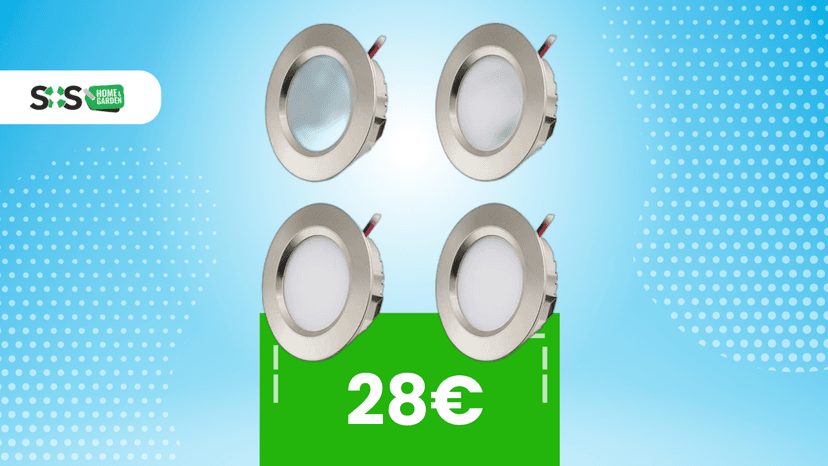Immagine di Il tuo cartongesso merita la luce giusta: scopri i faretti LED da incasso in sconto oggi