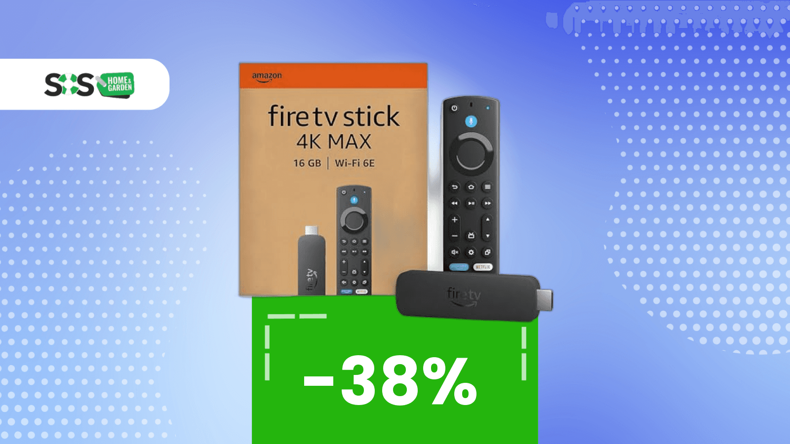 Immagine di Fire TV Stick 4K Max in offerta oggi: prezzo sotto i 50€