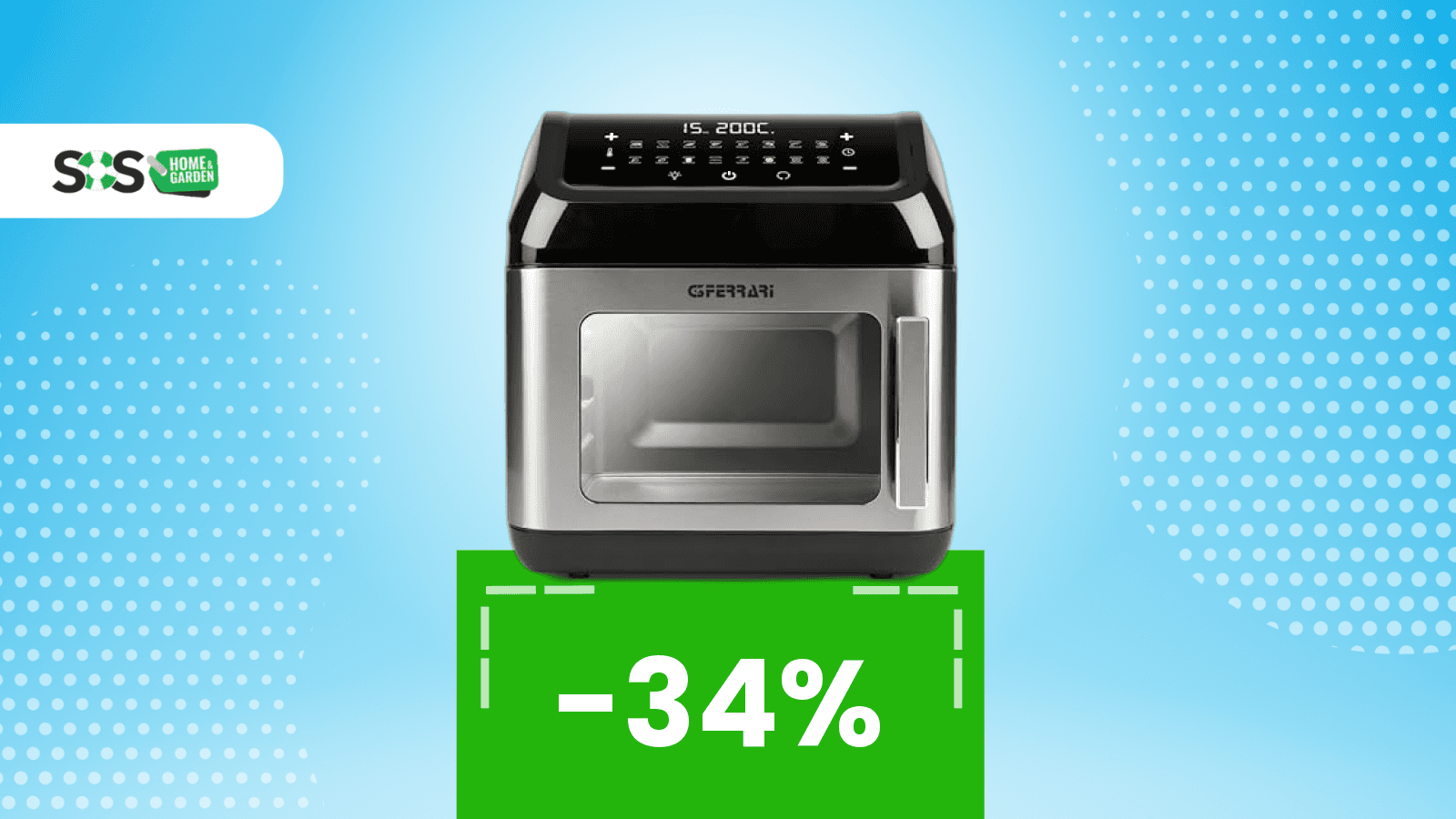 Immagine di Maxi friggitrice ad aria G3 Ferrari in offerta: lo sconto di oggi è sopra la media