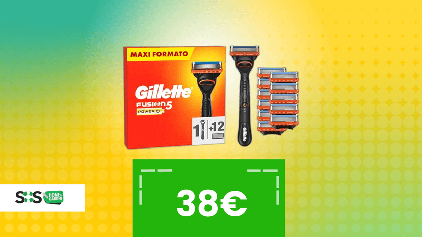 Immagine di Di solito costano 45€, ma ora queste Gillette sono sotto i 40€