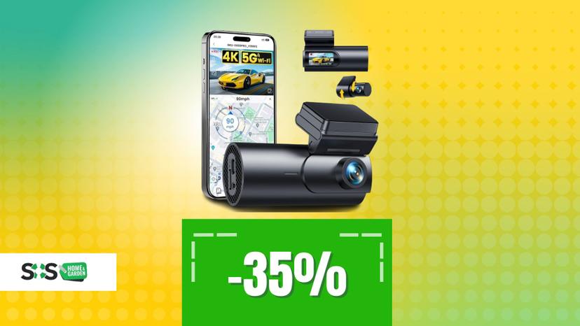 Immagine di Non riempire l’auto di cianfrusaglie: investi in sicurezza con la dash cam in offerta oggi