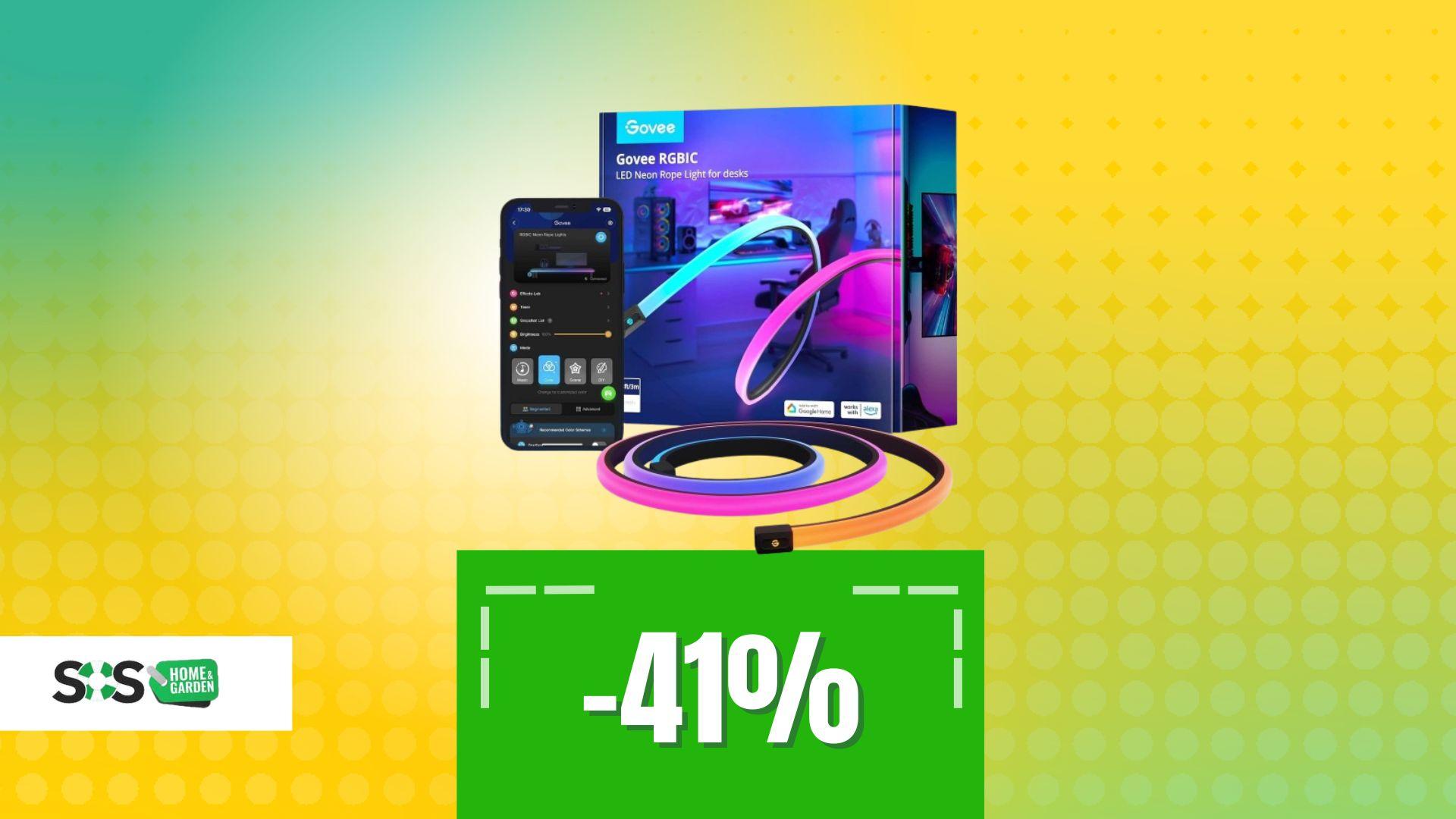 Immagine di Chi le prova non torna più indietro: luci Govee a -41%