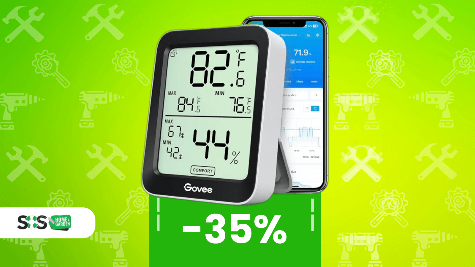 Immagine di Il termometro da interno che fa di più: approfitta dello sconto di oggi a 12€