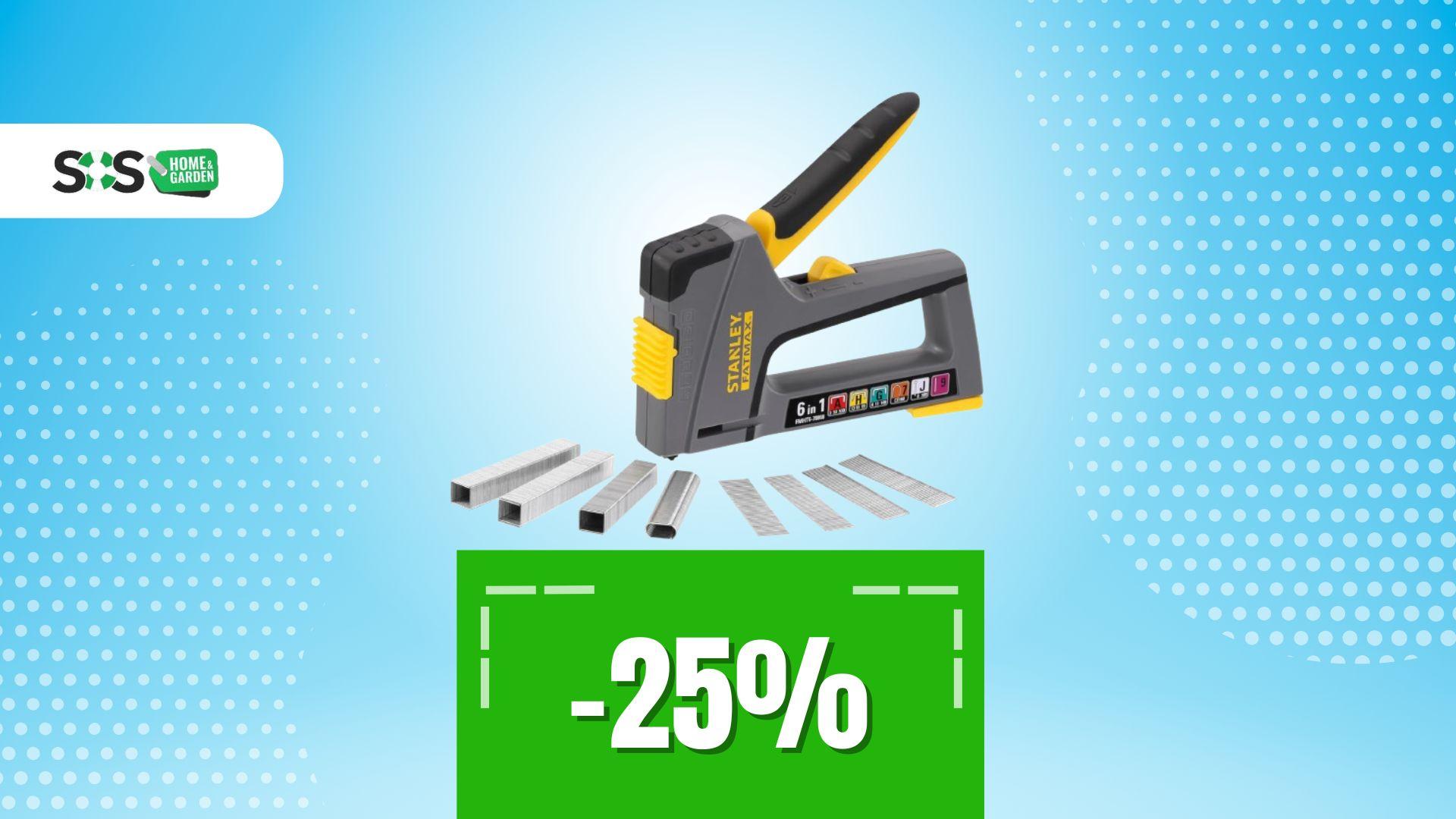 Immagine di Serve una graffatrice? Questa scelta top è in offerta del 25% su Amazon