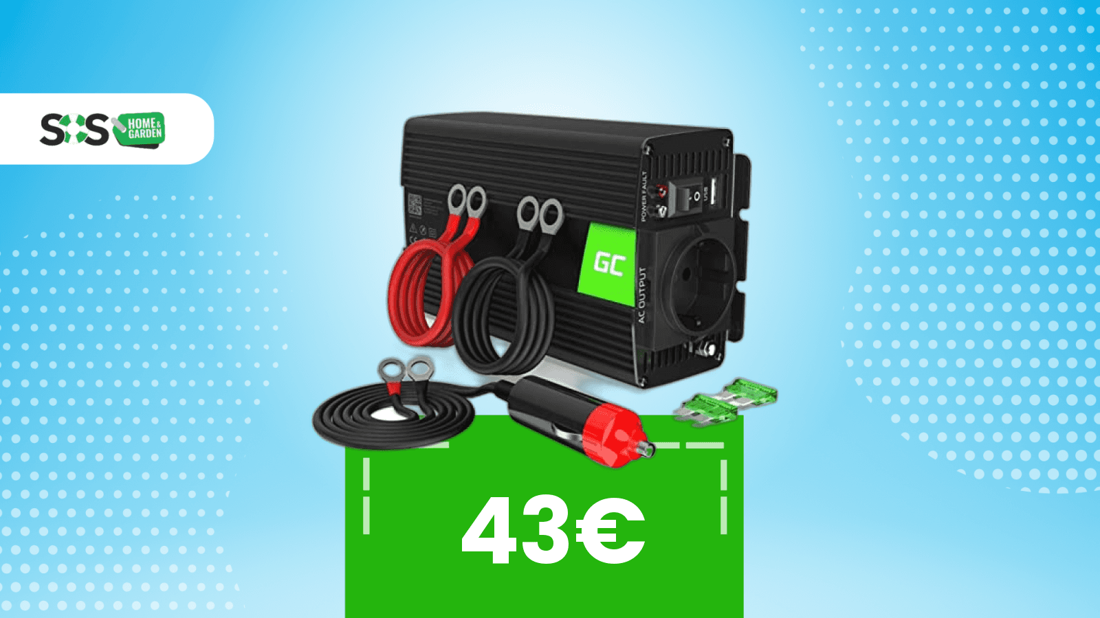 Immagine di Hai bisogno di più energia? Questo invertitore di tensione è in promo oggi