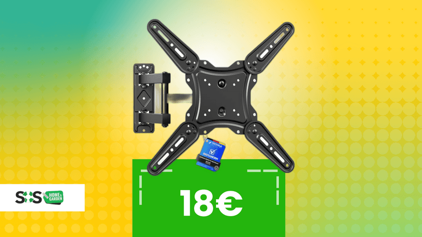 Immagine di Supporto TV fino a 65" a soli 17€: ha davvero senso pagare di più?