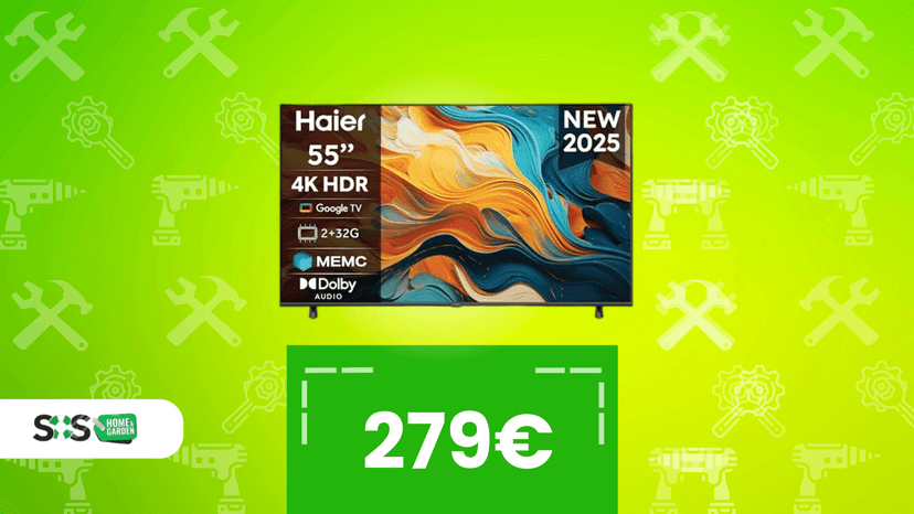 Immagine di Amazon si dimentica dello sconto, ma questa TV Haier 4K costa pochissimo!