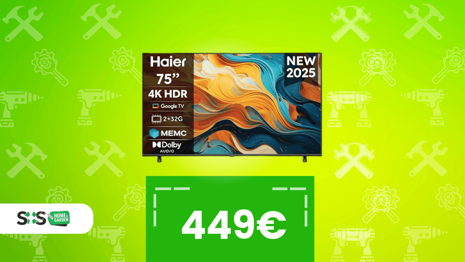 Immagine di 75" di pura emozione a 449€: il regalo perfetto per il tuo fine anno