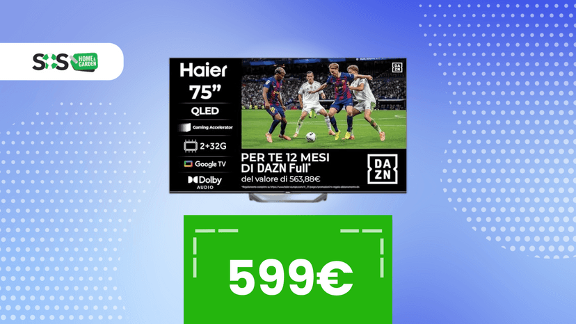 Immagine di 599€ per una 75 pollici: prezzo folle o occasione reale?