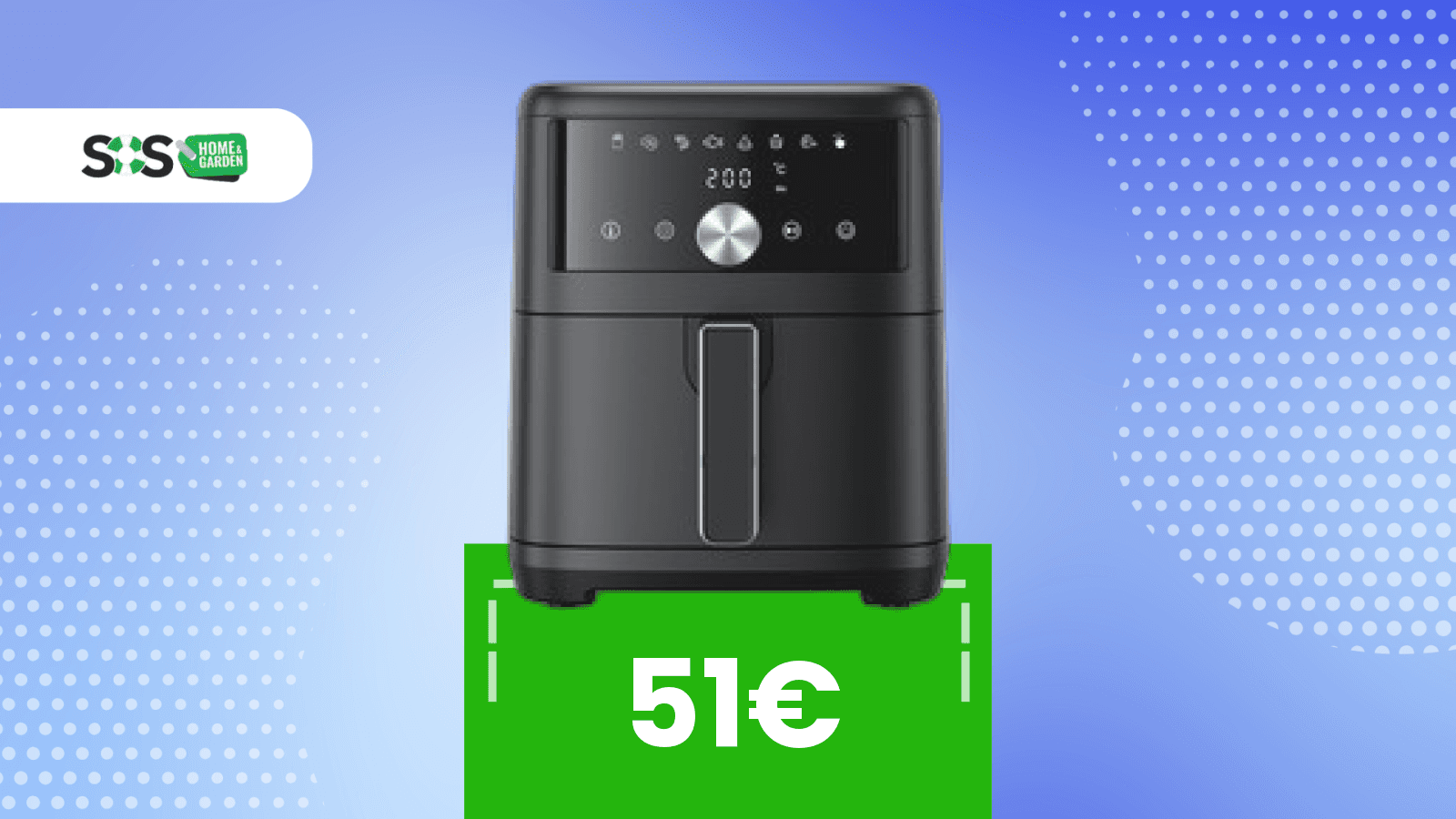 Immagine di Friggitrice gigante, prezzo mini: friggitrice da 6 litri a 50€ su eBay