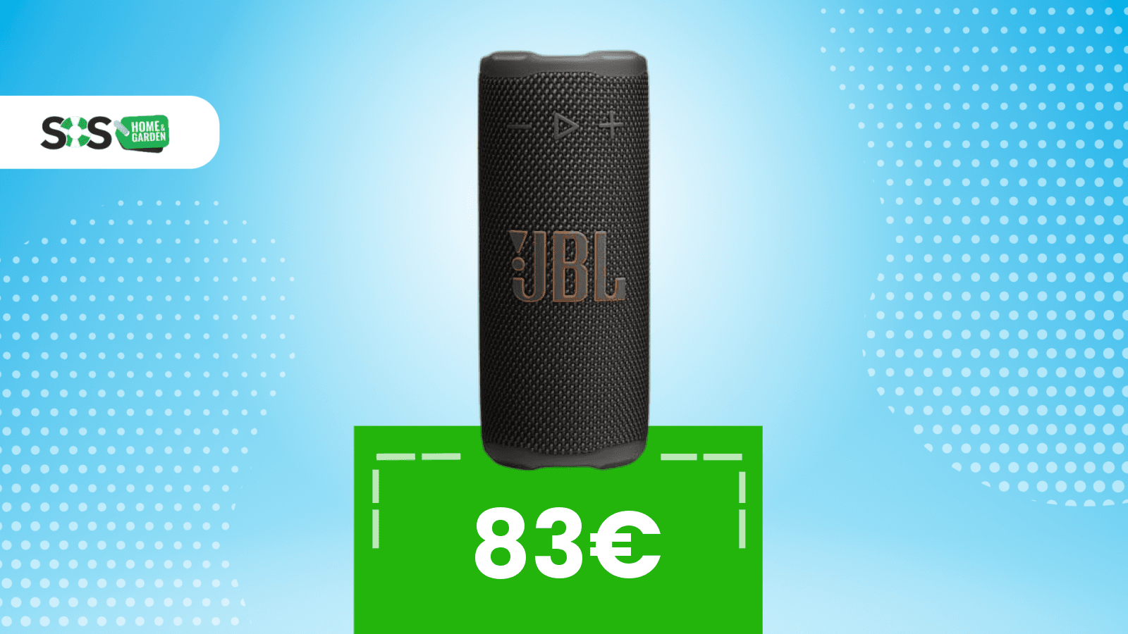 Immagine di JBL Grip nera: più compatta della Flip e ora al miglior prezzo online